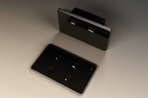 Bộ công tắc cảm ứng Athena có thiết kế hiện đại và sang trọng.