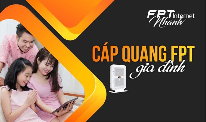 Lắp mạng Internet cáp quang cho gia đình