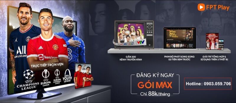Gói Max trên truyền hình FPT Play
